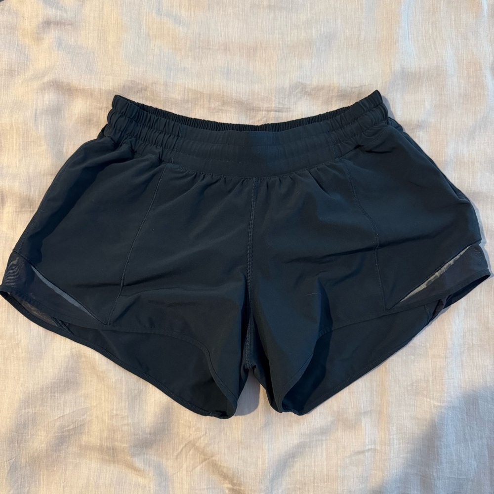 SOLD Lululemon Hotty Hot Shorts Navy Blue -8